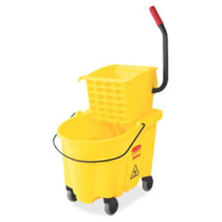 Eat-In Wave Brake Side Press Mop BucketYellow EA944214
